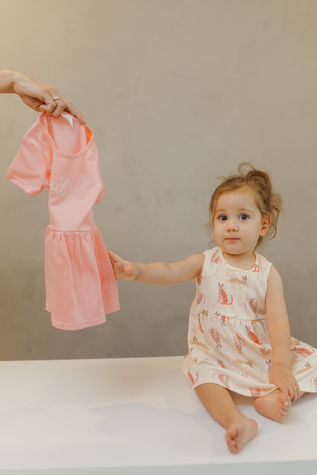 Set Vestidos Niña Bebe eco x 2
