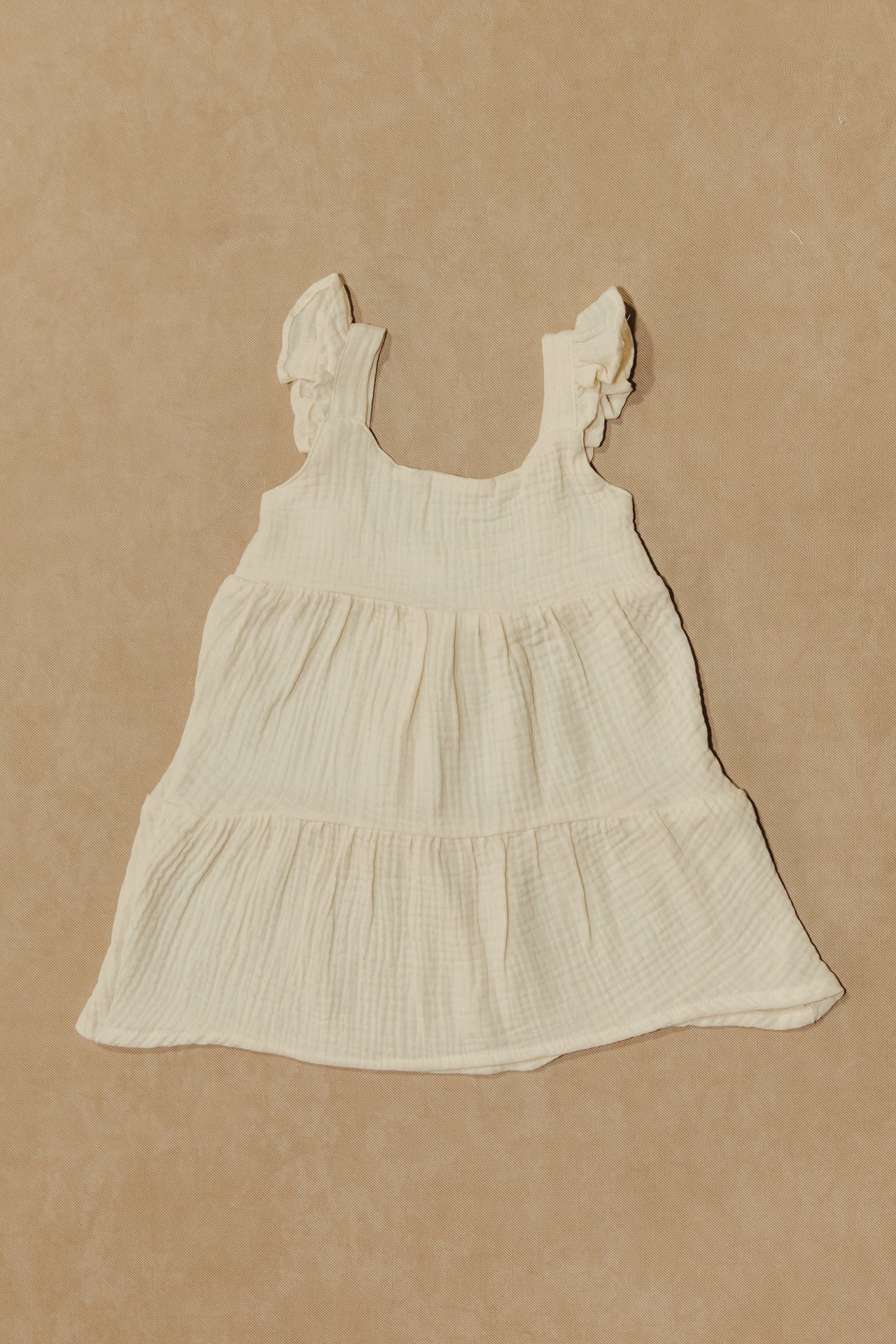 @VESTIDO NIÑA BEBE RECOGIDO EN TIRANTES