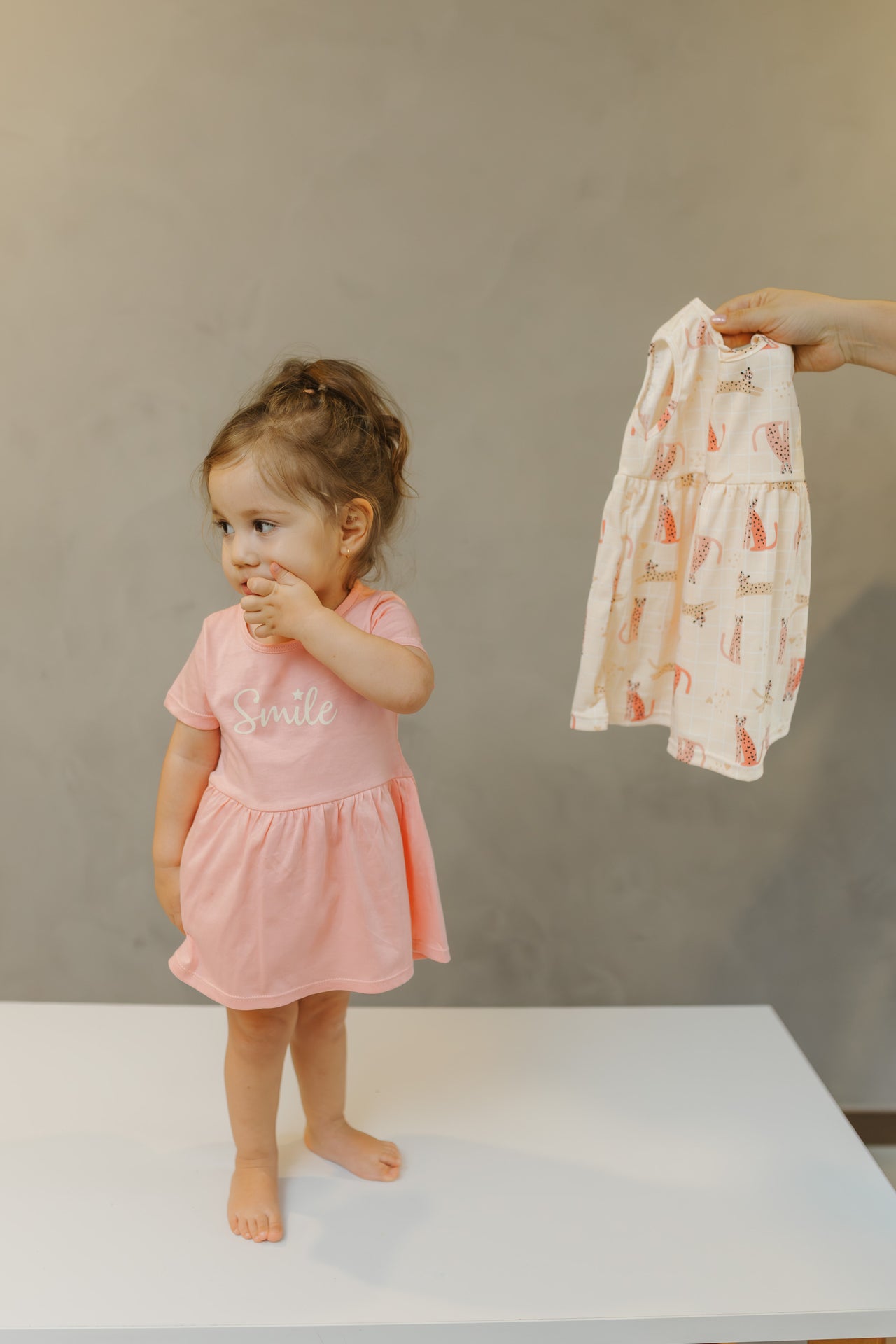 Set Vestidos Niña Bebe eco x 2