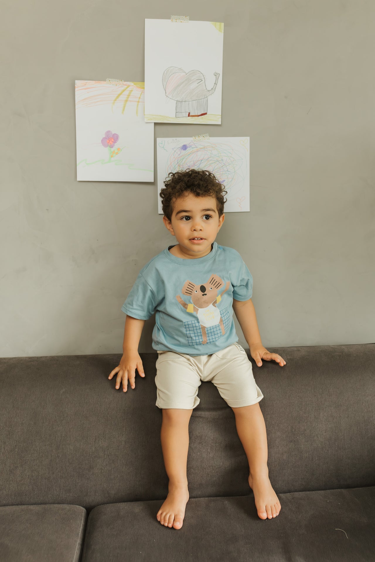 Set Bermuda Niño Bebe Koala Fortachón