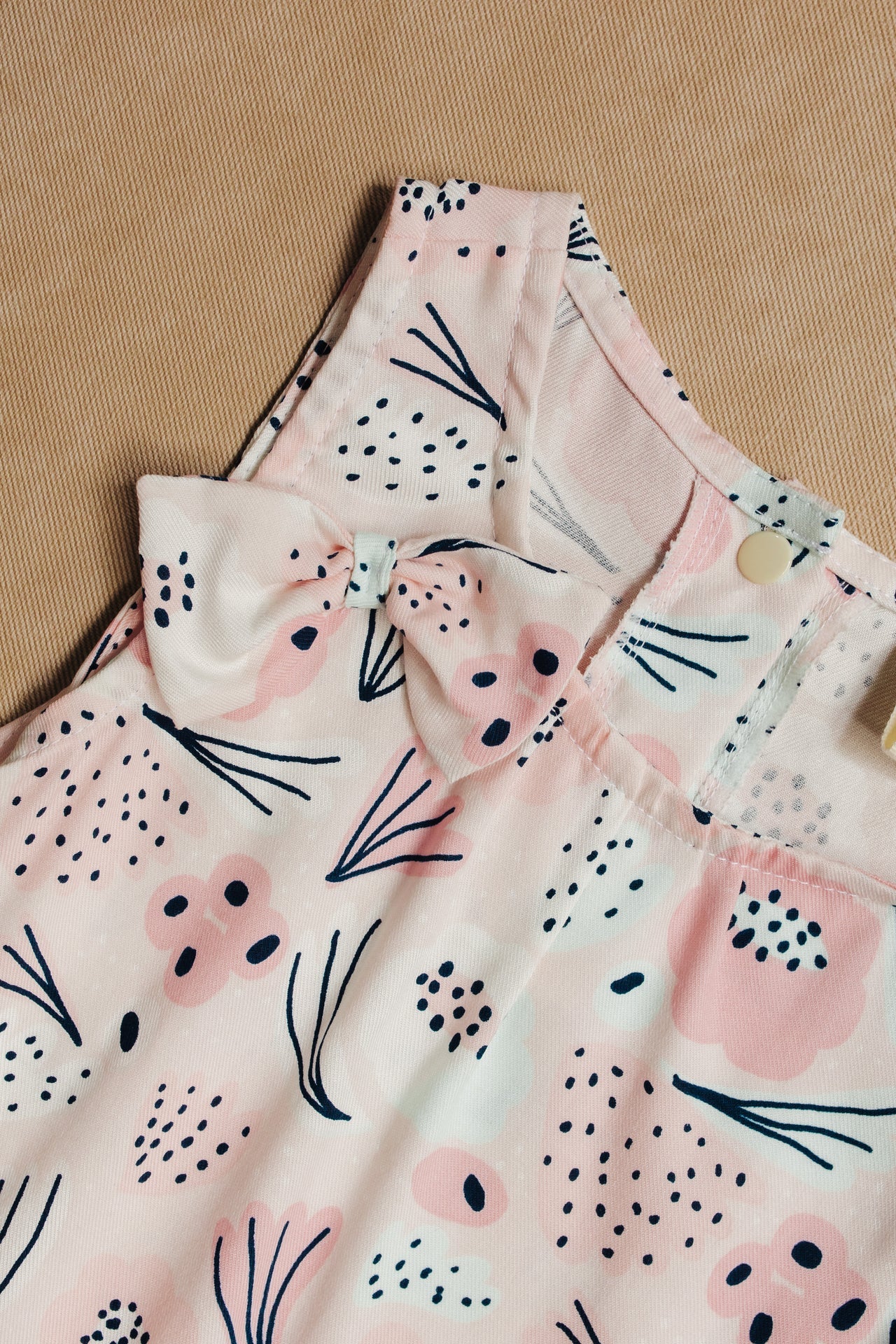 VESTIDO NIÑA BEBE  MOÑO