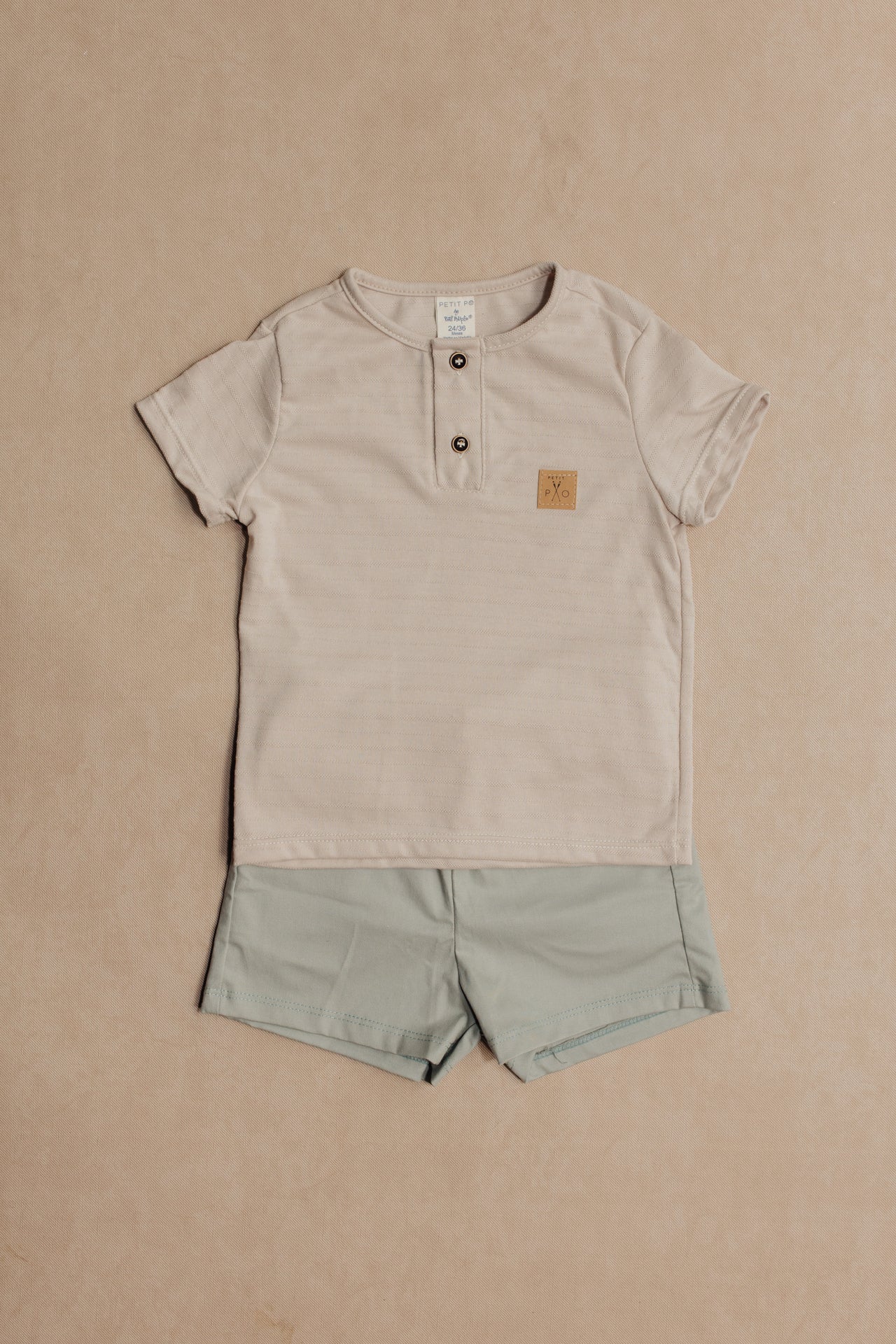 @CONJUNTO BERMUDA PLANA NIÑO BEBE