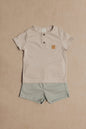 @CONJUNTO BERMUDA PLANA NIÑO BEBE