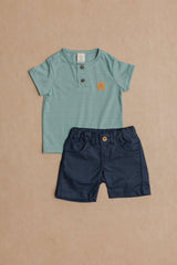 @CONJUNTO BERMUDA PLANA NIÑO BEBE