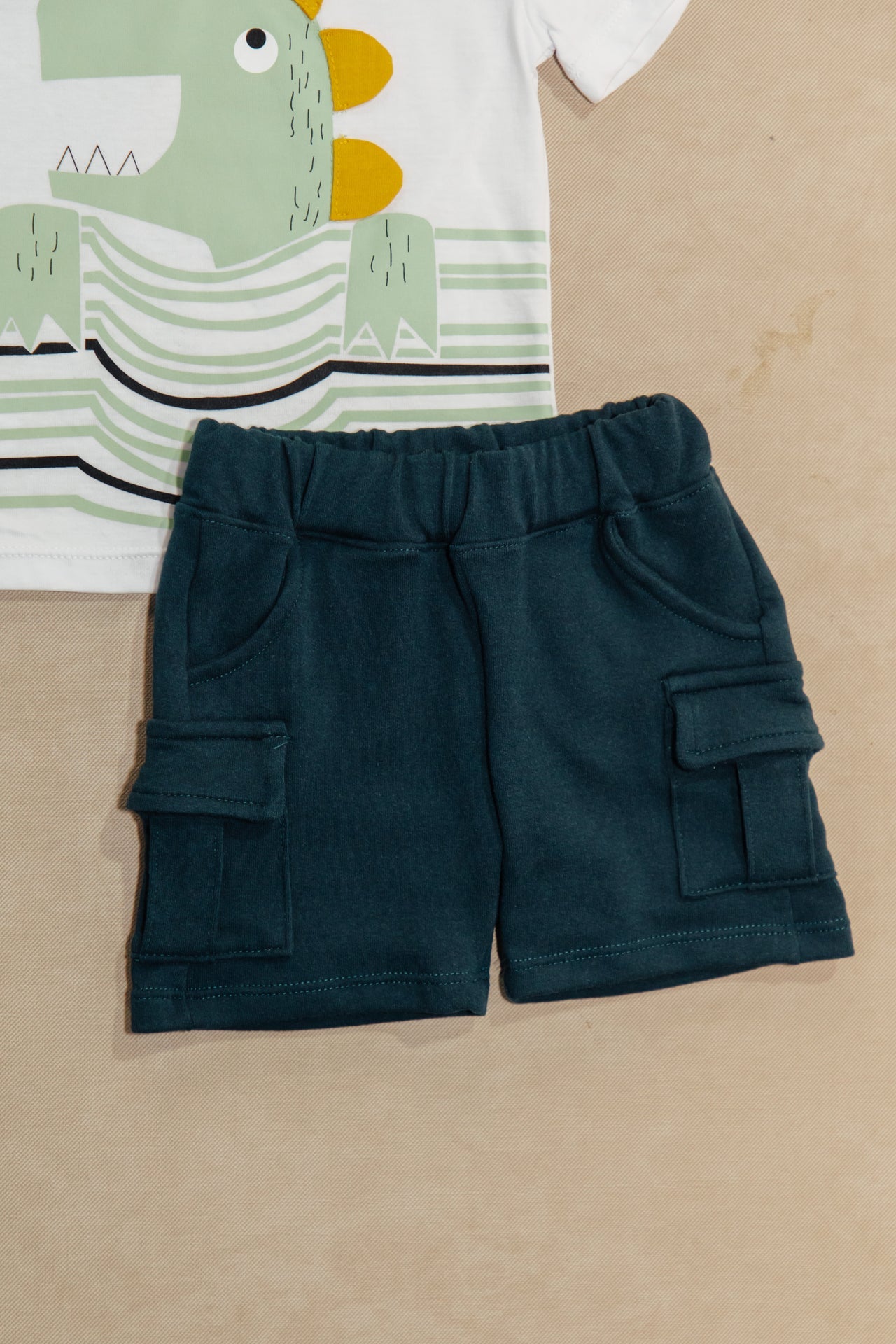 Conjunto Bermuda Niño BB Coco Dino