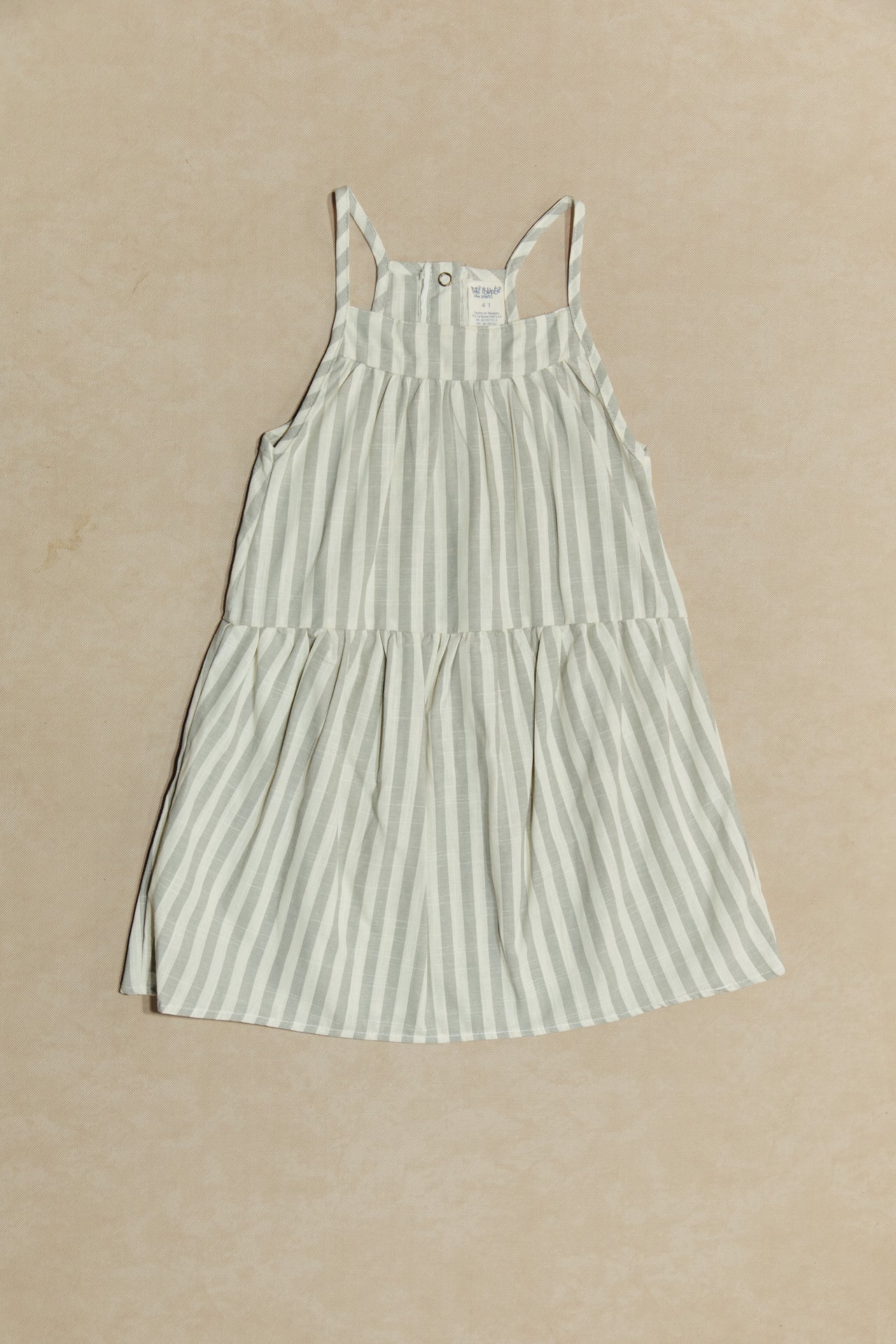 @Vestido Niña Plano Rayas