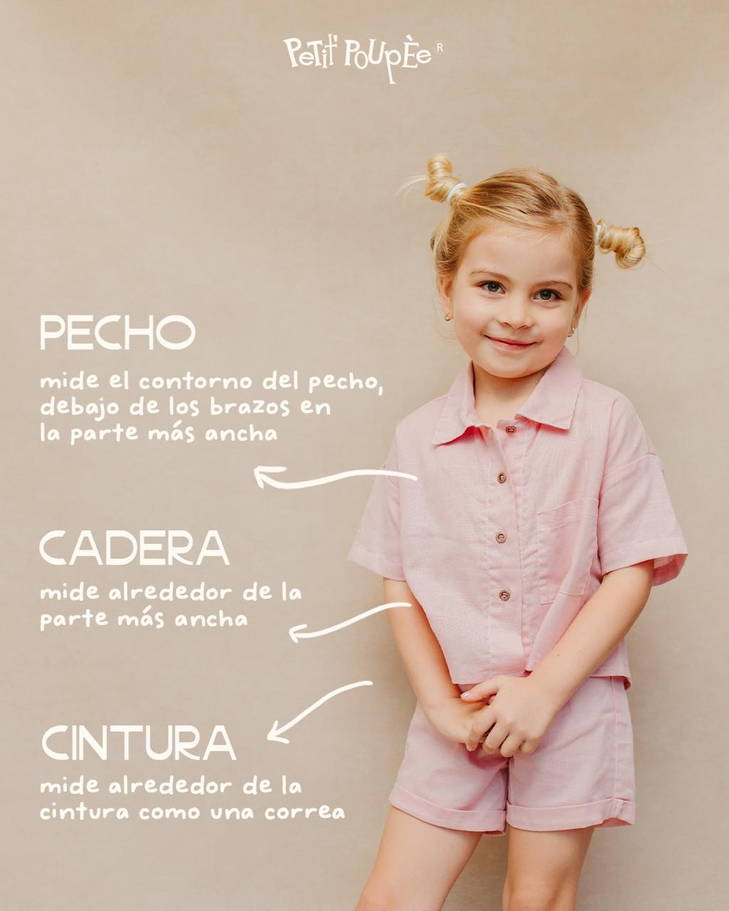 @Conjunto Short Niña Grande REMEMBER