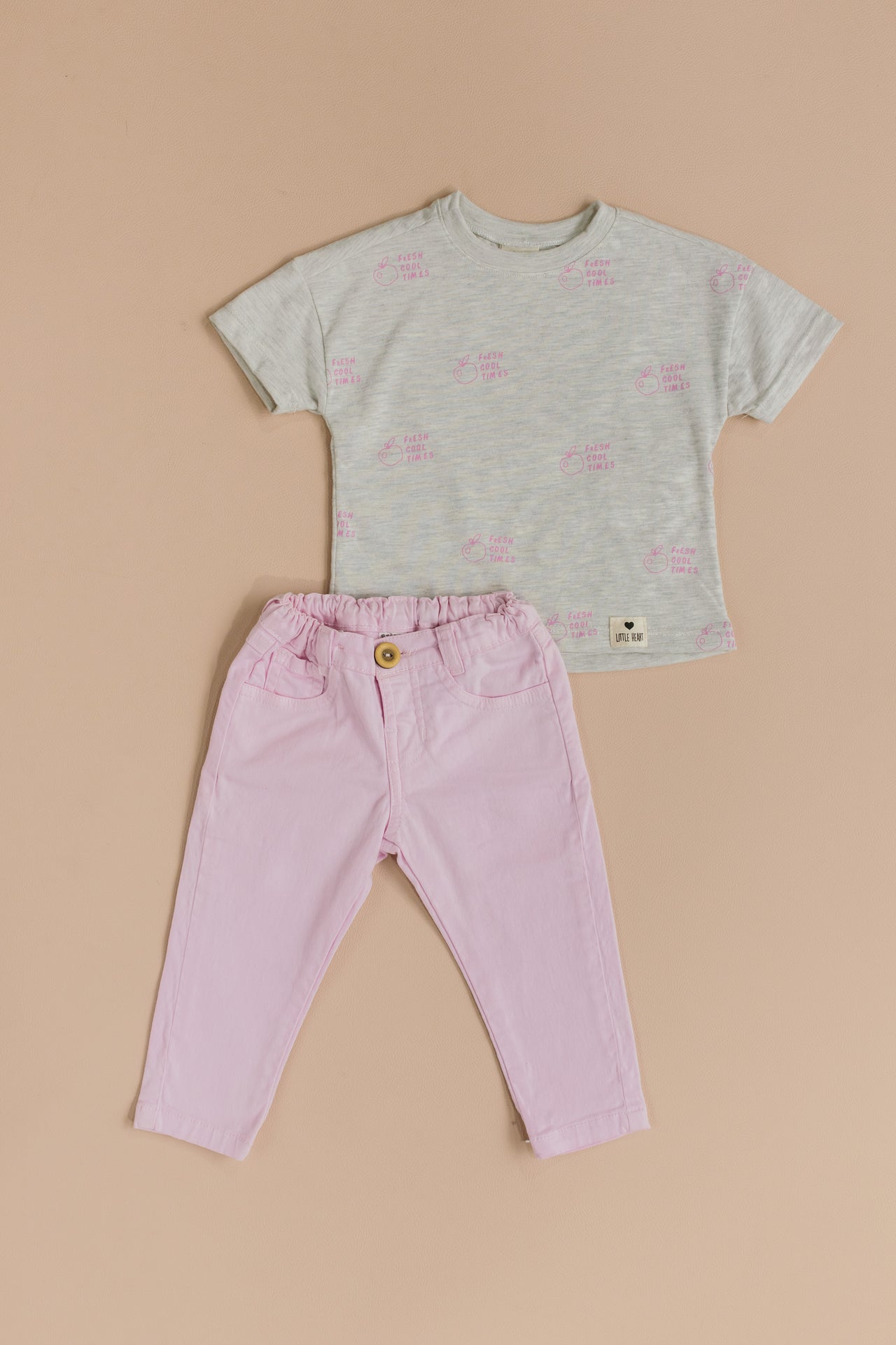 @Conjunto Pantalón Niña Bebé MANZANAS