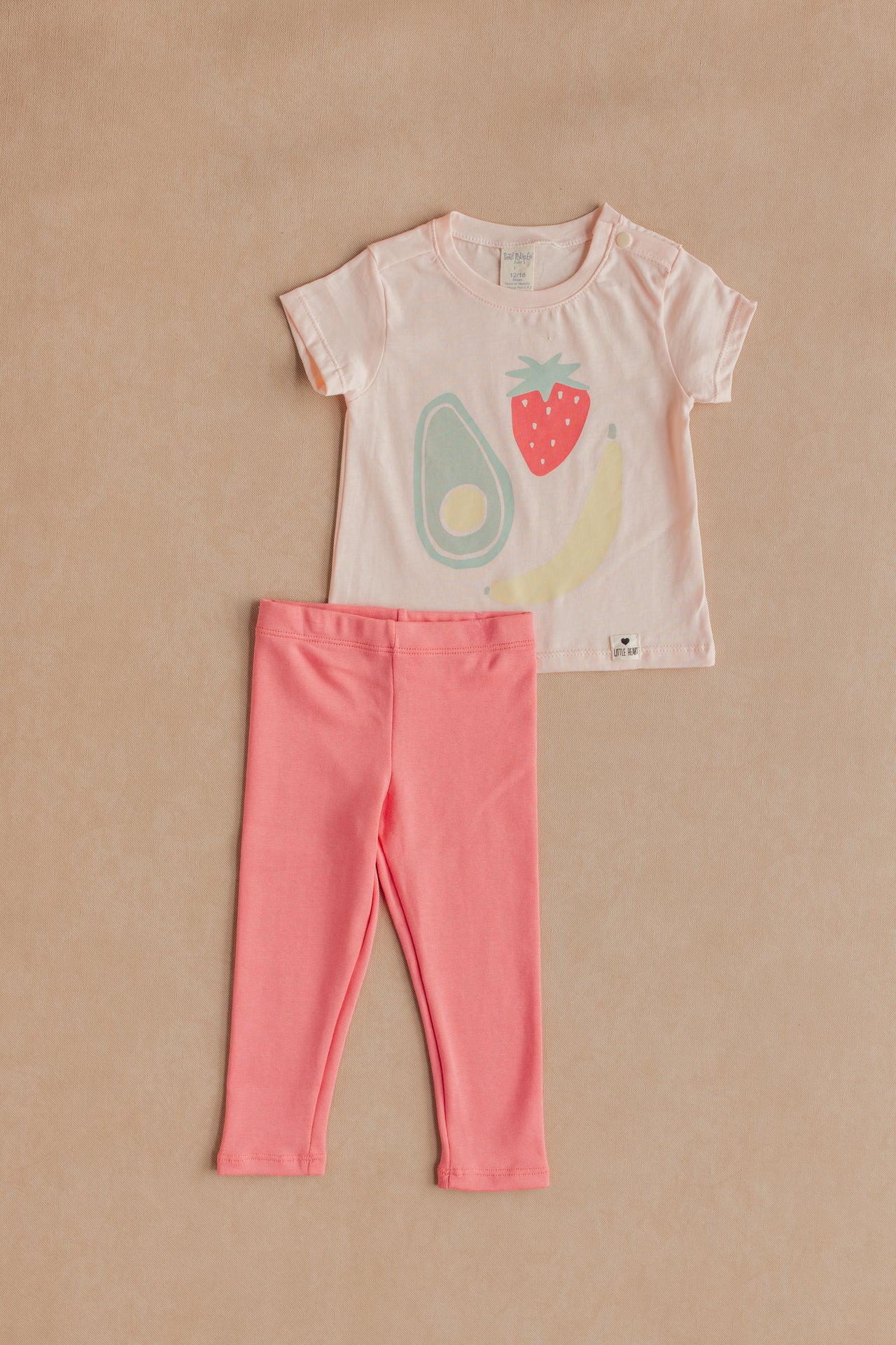 @Conjunto Legging Niña Bebé BANANA FRESA