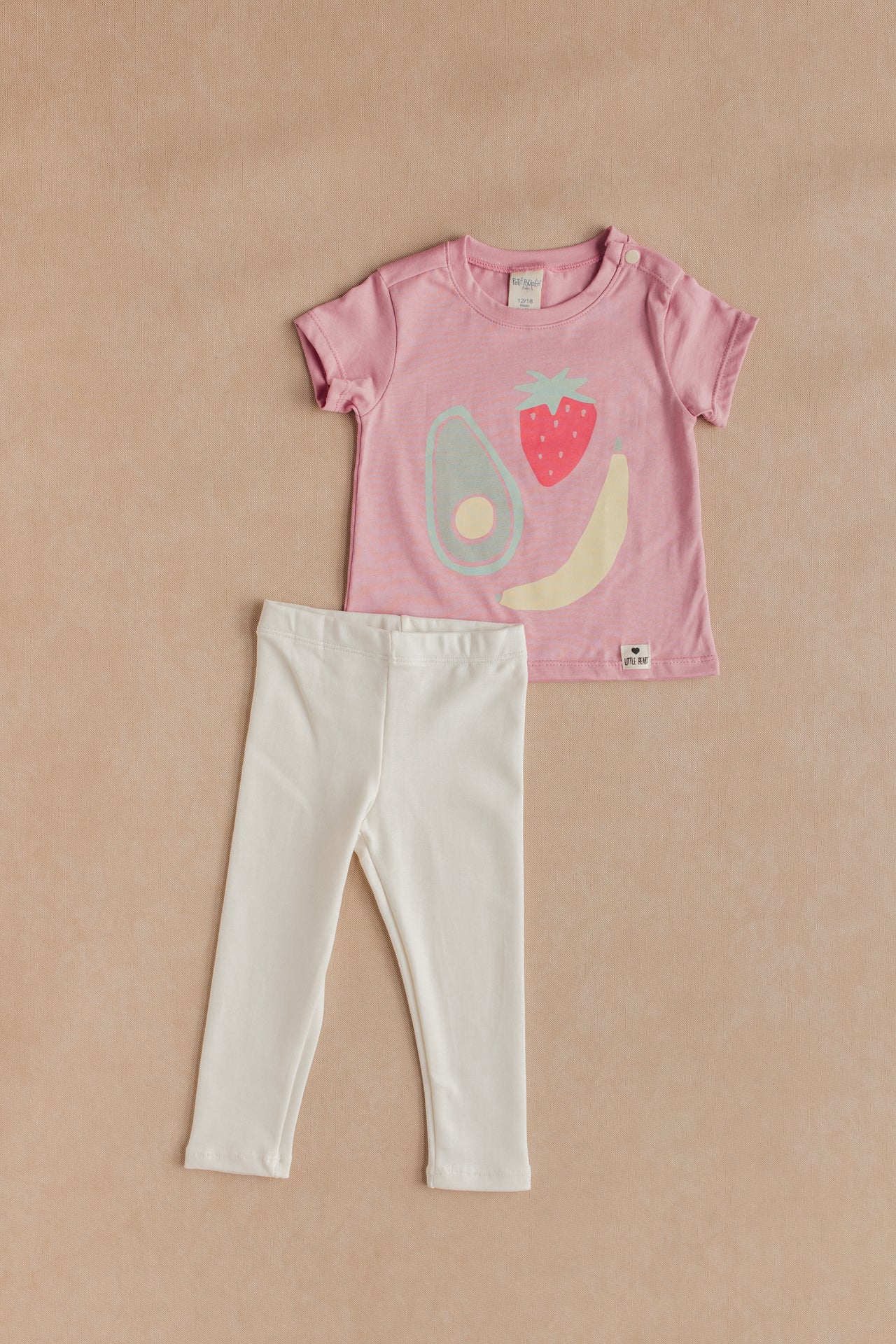 @Conjunto Legging Niña Bebé BANANA FRESA