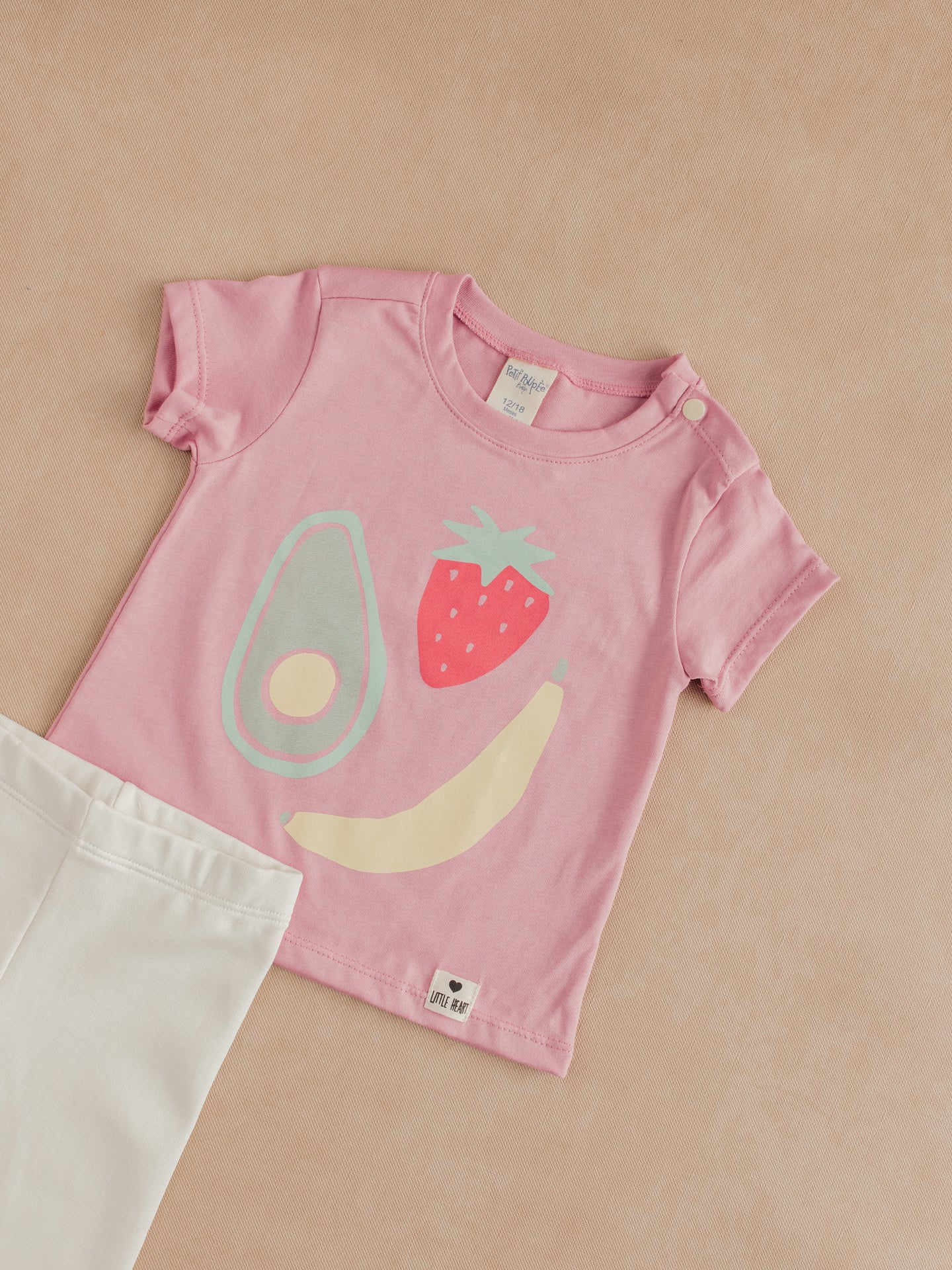 @Conjunto Legging Niña Bebé BANANA FRESA