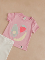 @Conjunto Legging Niña Bebé BANANA FRESA