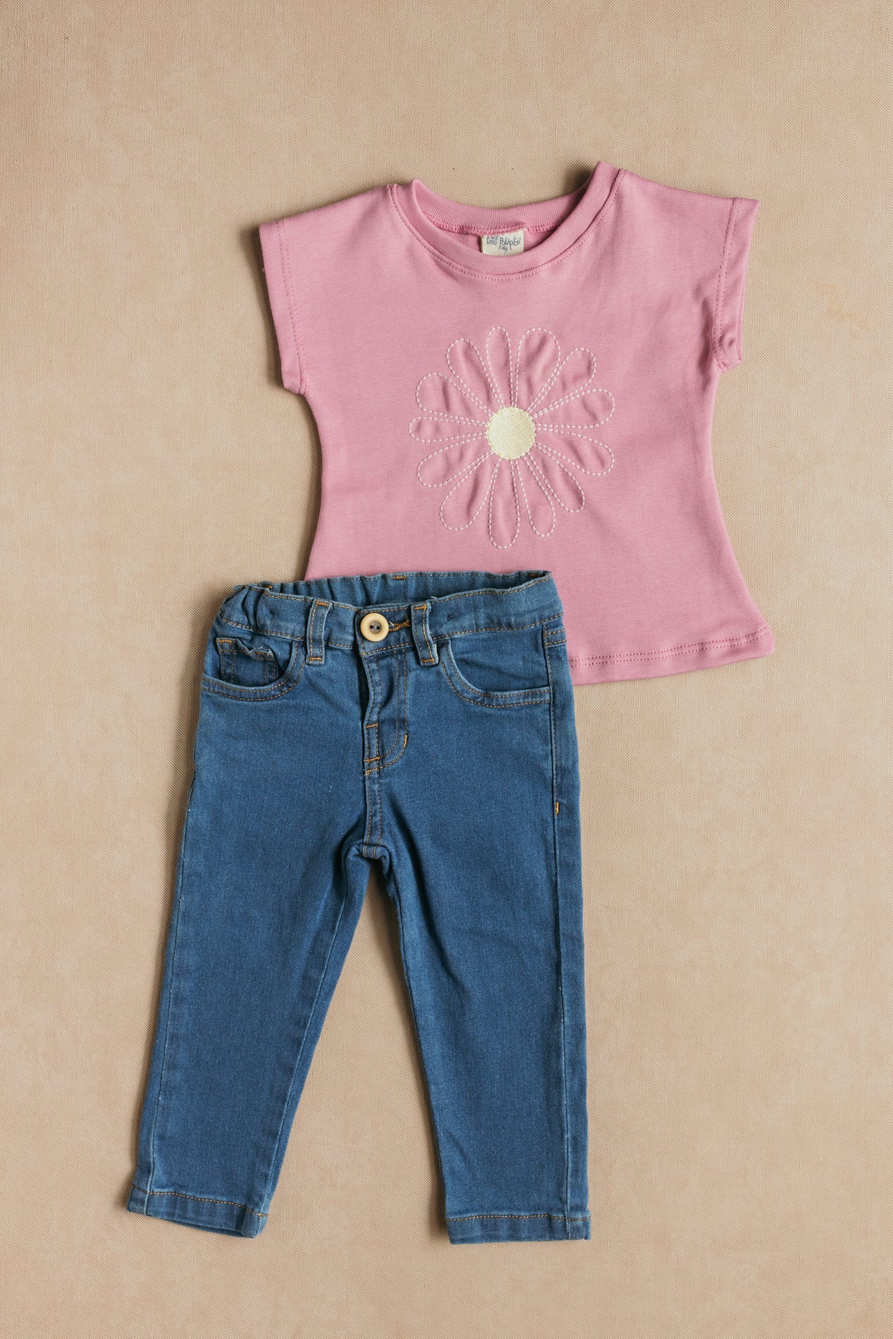 Conjunto Jean  Niña bebe