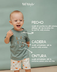 Set Bermuda Niño Bebe ExtraOrdisaurio